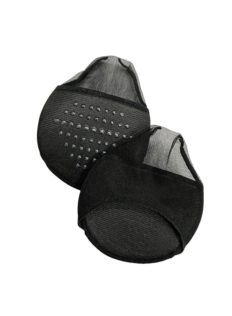 Invisible half foot socks summer thin front foot sweat absorbent socks non-slip breathable socks 10 pairs - Image 1